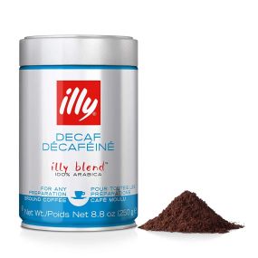 Кофе молотый illy Decaffeinated без кофеина 250 гр ж/б Италия Илли декаф