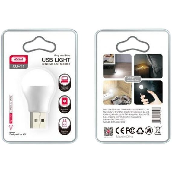 Лампа USB XO Y1 тех пак 100 шт XPRO чорний (39246-01_1264) | Зображення 3