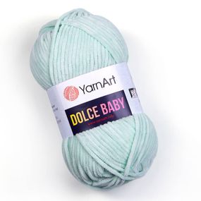 Пряжа YarnArt Dolce Baby 753 м'ята ярнарт дольче бебі плюшева