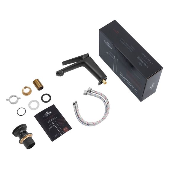 Змішувач для раковини Kroner KRP Ersel - SCH0111BV з донним клапаном (CV035470) | Зображення 7