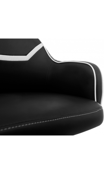 Кресло офисное GT Racer H-8042 BlackWhite | Зображення 9