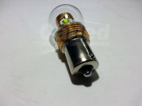 Светодиодная автолампа 1156(P21W)-S25-BA15s, 20W WHITE (480Lm) (CREE LED)  одноконтактная | Зображення 2