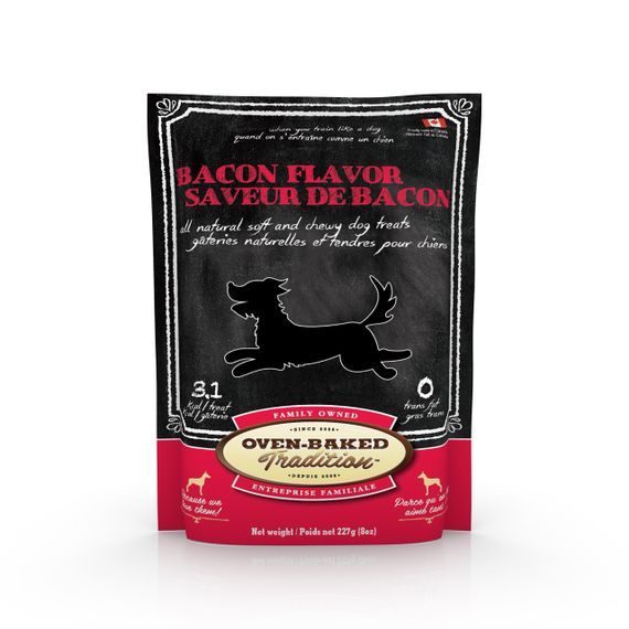 Oven-Baked Tradition печиво для собак зі смаком бекону, 227 гр