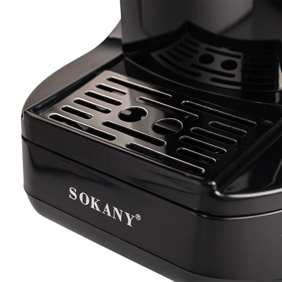 Кавомашина 700 Вт професійна електрична кавоварка Sokany SK-04010 | Зображення 9