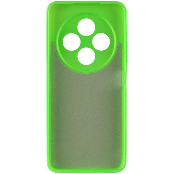 Чохол TPU GETMAN Liquid Silk Full Camera для Xiaomi Redmi 14C / Poco C75 Салатовий / Neon Green | Зображення 4