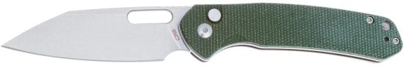 Ніж CJRB Pyrite Wharncliffe Micarta Green