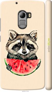 Чохол на Lenovo A7010 Єнотик з кавуном "4605m-232-2448"