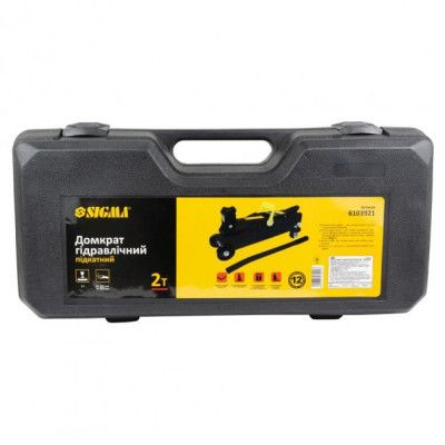 Домкрат Sigma гидравлический подкатной 2т H 135-330мм (6103921) | Зображення 5