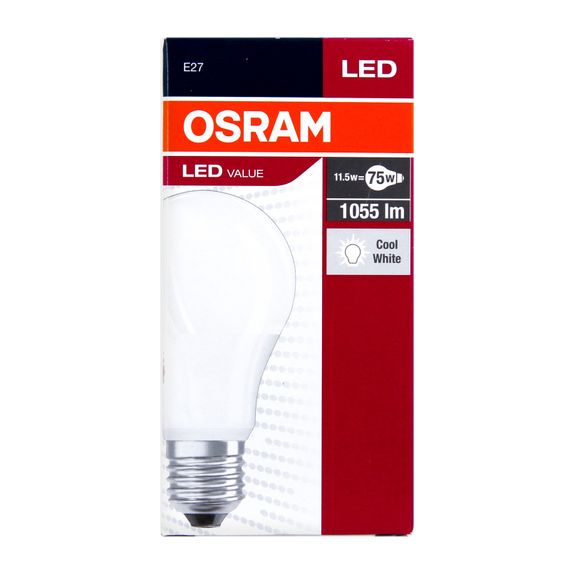 Світлодіодна лампа OSRAM LED A75 10,5W 1055Lm 4000К E27 (4052899973404) | Зображення 1