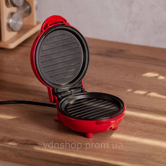 Гриль электрический настольный компактный  550 Вт с антипригарной поверхностью Sokany SK-BBQ-853 | Зображення 7