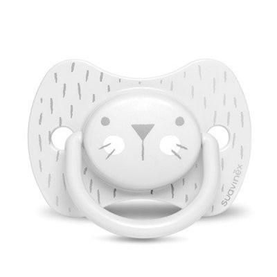 Пустышка Suavinex Hygge Уютные истории 18+ мес. серая (306614)