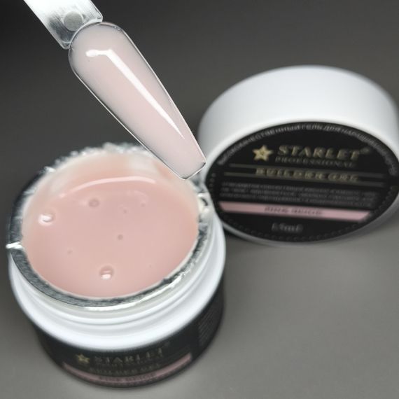 Гель для нарощення нігтів Starlet Professional Pink Beige Builder gel  15мл | Зображення 1