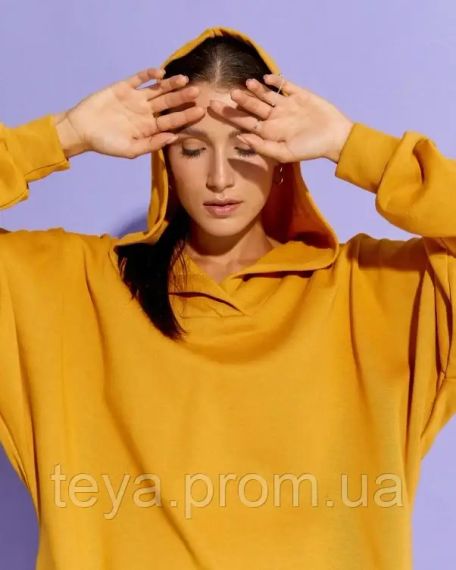 Толстовка колір гірчичний розмір XL FI_004129 | Зображення 3