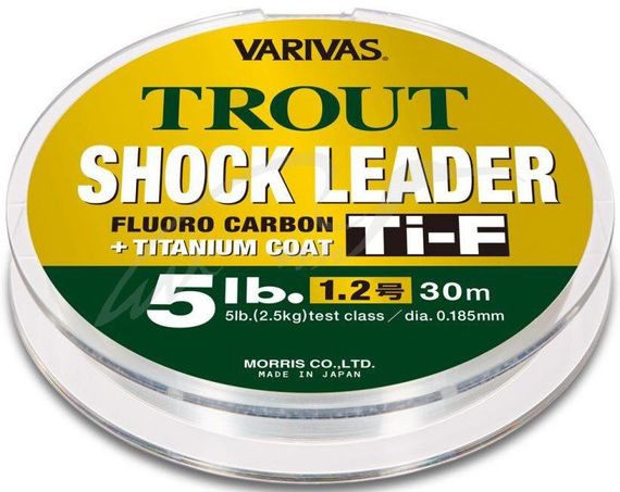 Флюорокарбон Varivas Trout Shock Leader Ti-F 30m #2.0/0.235mm 8lb