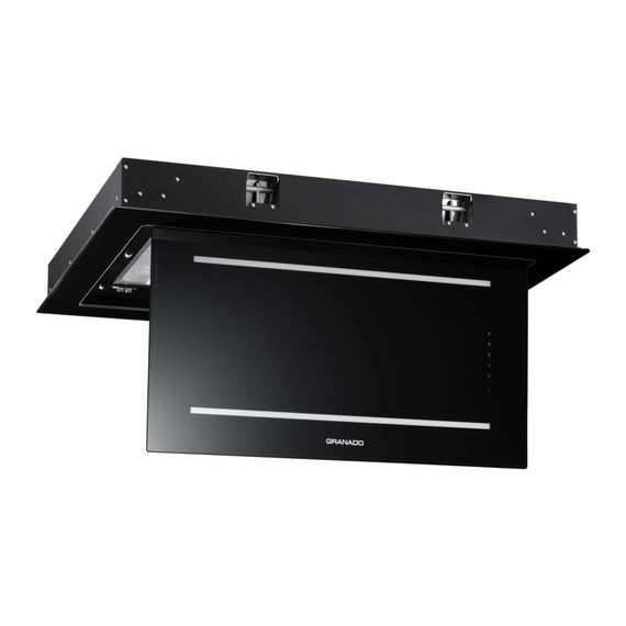 Вытяжка кухонная GRANADO Alia 1914-1200 black glass (GCH719411) | Зображення 1