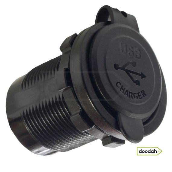 Авто / Мото USB зарядний пристрій Recessed PRO S, IP54, 2,1А | Зображення 2