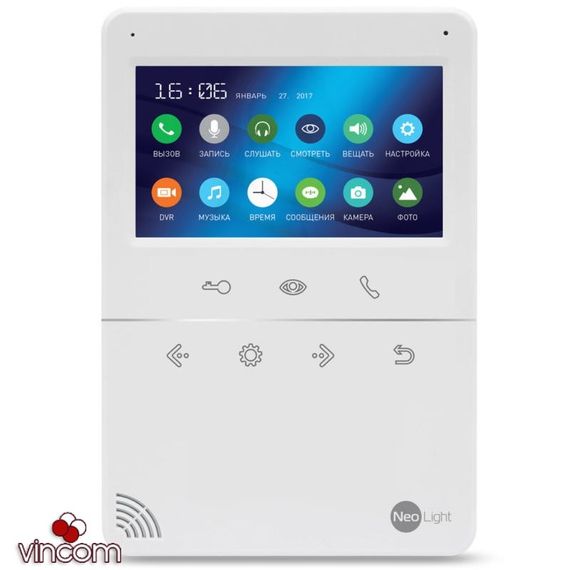 Комплект видеодомофона NeoLight Tetta plus и панель Solo Graphite | Зображення 1
