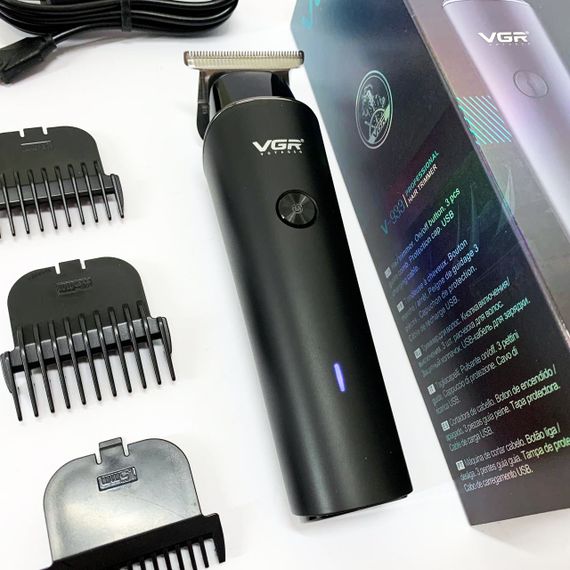 Акумуляторний триммер для стрижки волосся VGR V-933, Тример набір для стрижки волосся та для гоління | Зображення 3