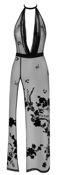 Черное платье Noir dress long XL Sex Aura | Зображення 4