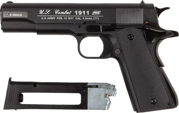 Пістолет пневматичний ASG US-C. Blowback. СО2 кал. 4,5 мм BB | Зображення 2