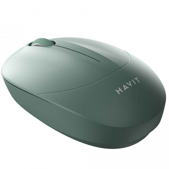 Беспроводная мышь HAVIT HV-MS54GT Green с 1600 DPI, 2.4 ГГц и USB-приемником | Зображення 3