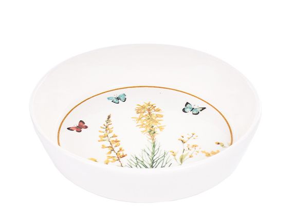 Салатник із глазурованої кераміки з літньої колекції: Сад Метелик Bowl, 23 см