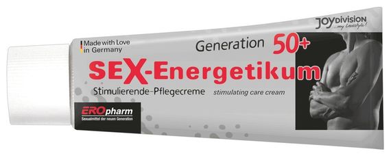 Ерекційний крем JOY Division Sex Energetic 50+ Sexenergy Cream, 40 мл Sex Aura | Зображення 1