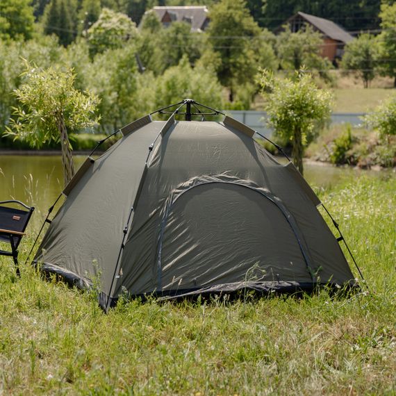Намет кемпінговий 2 на 2 метри автоматичний для риболовлі походу туристичний LU-019GR Зелений | Зображення 9