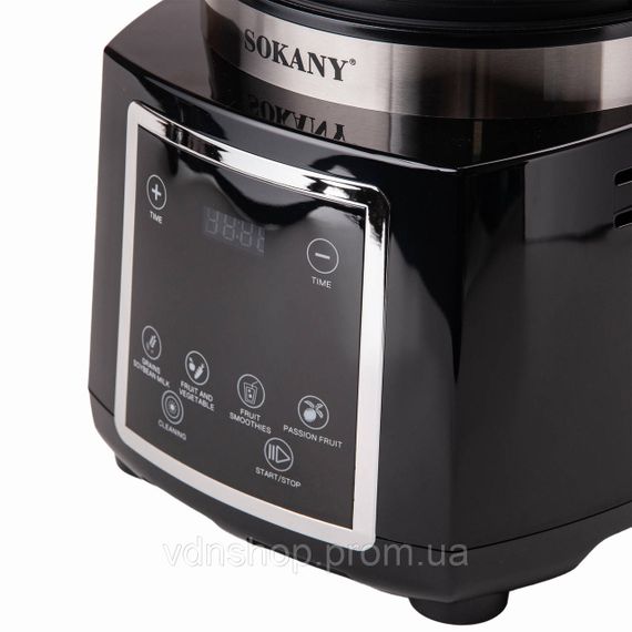 Безшумний блендер Sokany з 2-літровою чашею для смузі та коктейлів, портативний 6000 Вт SK-03037 | Зображення 7