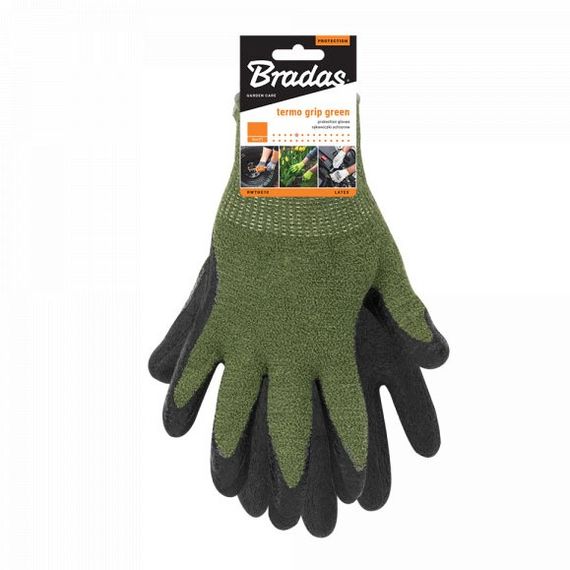 Рукавички захисні Bradas TERMO GRIP GREEN латекс размер 10 RWTGG10 | Зображення 3