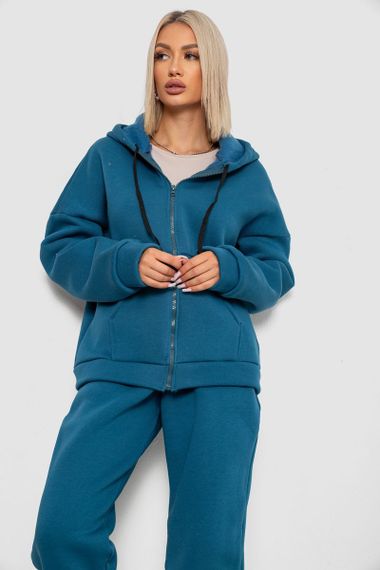 Спортивный костюм женский на флисе, цвет синий, 238R5715-1 | Зображення 1