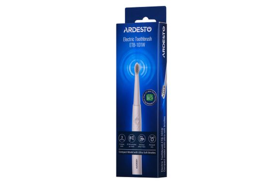 Электрическая зубная щетка Ardesto ETB-101-W | Зображення 1