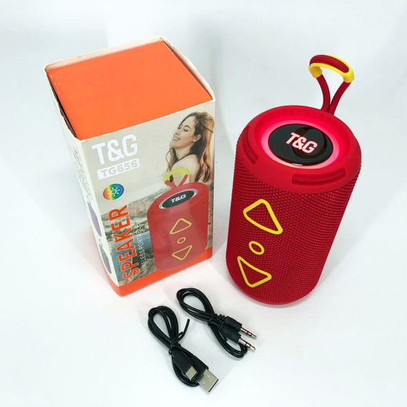 Колонка музична з підсвічуванням bluetooth TG656, Колонка акустична для вулиці Гучна Bluetooth YJ-81 | Зображення 4