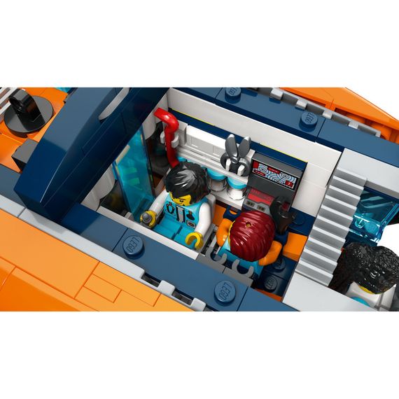 Конструктор LEGO City Глибоководний дослідницький підводний човен 842 деталей (60379) | Зображення 6