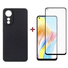 Чехол для мобильного телефона Dengos Kit for OPPO A78 4g case + glass (Black) (DG-KM-03)