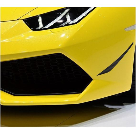 Накладка на передний бампер Flap V2 (Карбон) для Lamborghini Huracan 2014- гг | Зображення 2