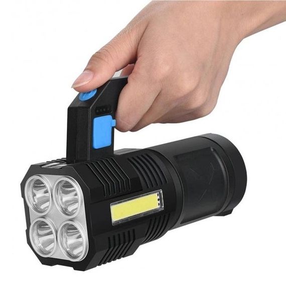 Яскравий ліхтарик BL-X510-4LED+COB Якісний ліхтарик Потужний CW-239 ручний ліхтарик | Зображення 2