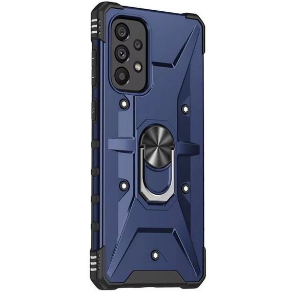Ударостійкий чохол Pathfinder Ring для Samsung Galaxy A13 4G / A23 4G / M13 4G / M23 5G / A04s, Синій / Navy | Зображення 1