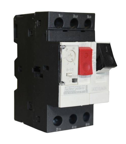Автоматичний вимикач 1АВД 10-6А захисту двигуна 220V 2.2kW / 400V 4kW Ny95505009