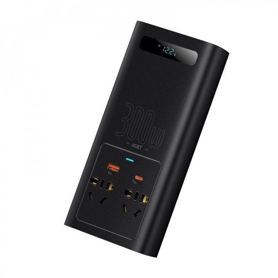 Автомобільний Інвертор Baseus In-car Inverter 300W (220V CN/EU) | Зображення 3