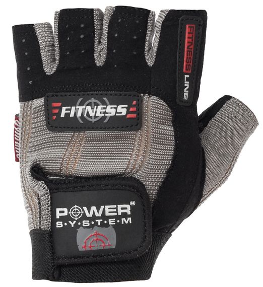 Рукавички для фітнесу Power System PS-2300 Fitness Grey/Black XS | Зображення 3