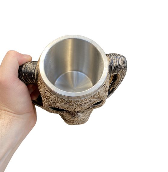 Чашка 3D Козий Рог 500 мл (код: SKU-2214507225) | Зображення 4
