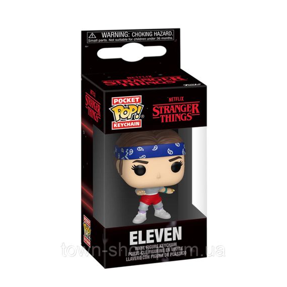 Игровая фигурка на клипсе Funko POP! серии Очень странные дела - Одиннадцать с банданой