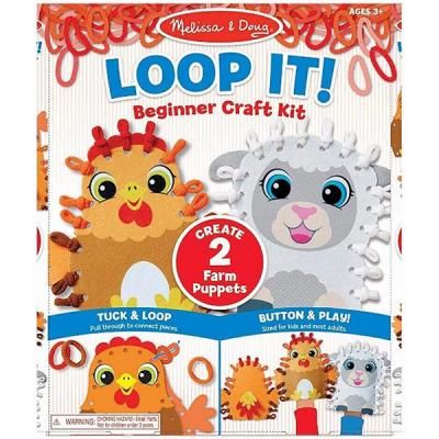Набор для творчества Melissa&amp;Doug Бумажный кукольный театр Ферма (MD30194)