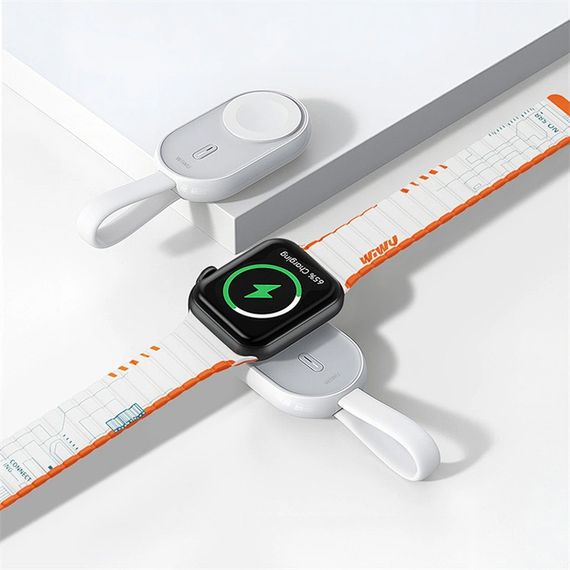 Портативний ЗП Power Bank WIWU Wi-M20 For Apple Watch 1200 mAh White | Зображення 2