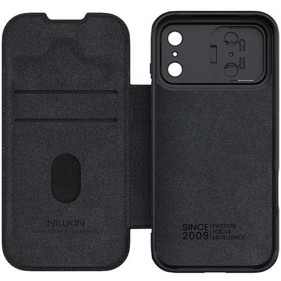 Шкіряний чохол-книжка Nillkin Qin Pro Camshield для Apple iPhone 17 Pro Max (6.9") Black | Зображення 4
