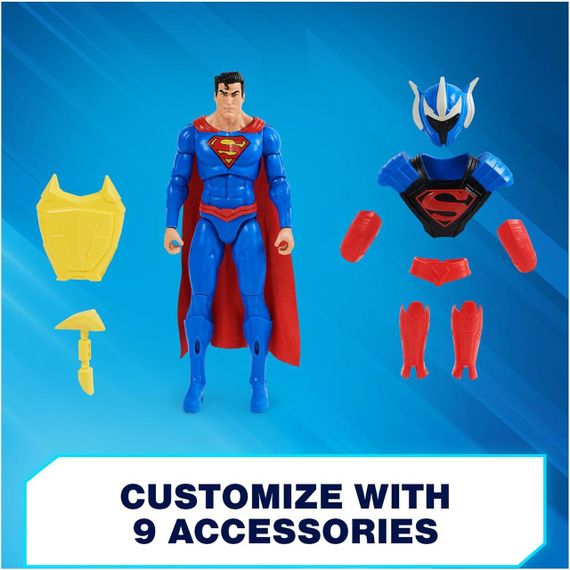 Игровая фигурка Супермен Человек из стали 30см с комплектом брони Оригинал DC Comics Superman Action Figure | Зображення 1