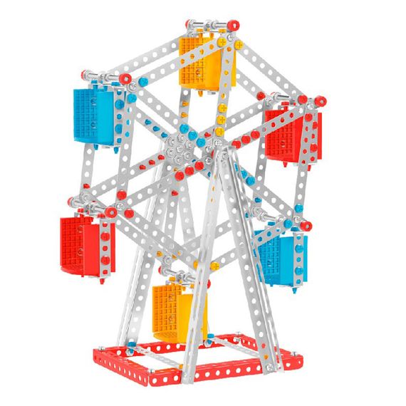 Металлический конструктор Колесо обозрения ТехноК 7891TXK, 470 деталей | Зображення 1