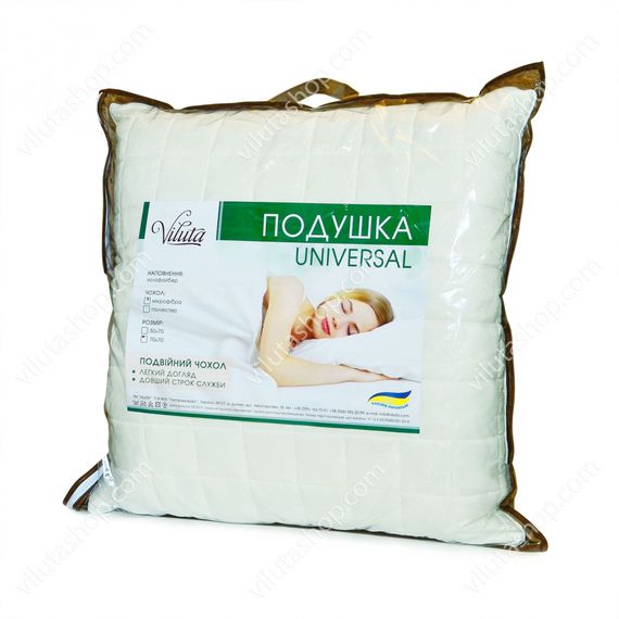 Подушка Viluta силіконова касетна Universal 70х70 (universal_70*70) | Зображення 1