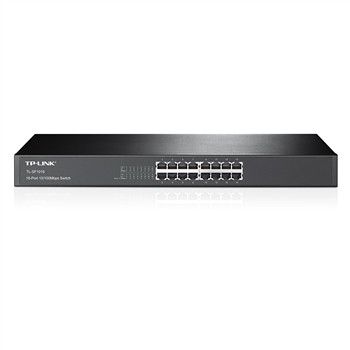 Коммутатор TP-LINK TL-SF1016 16xFE неуправляемый 19&quot; 1U (TL-SF1016)